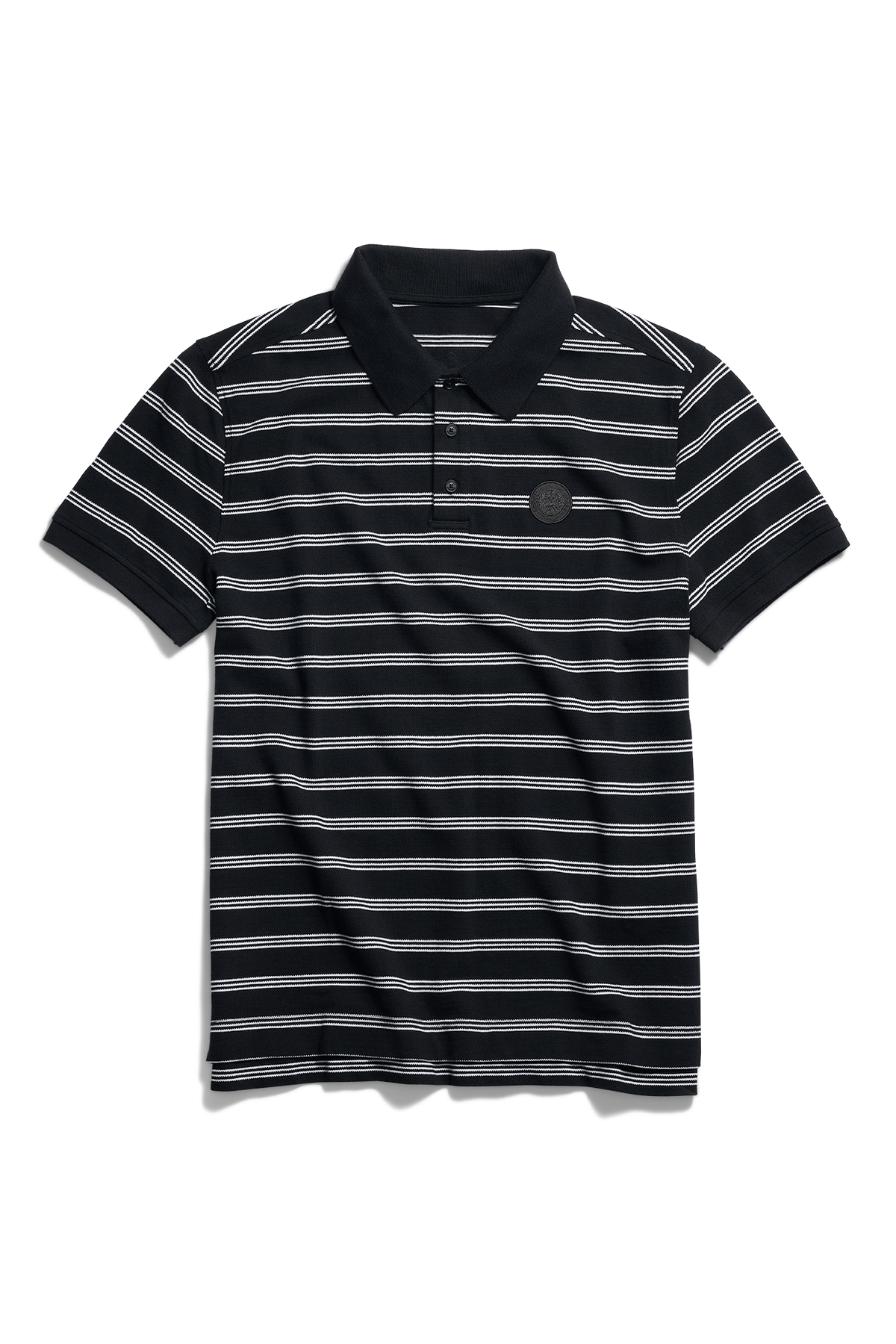 Beckley 条纹同色调圆盘 Polo 衫