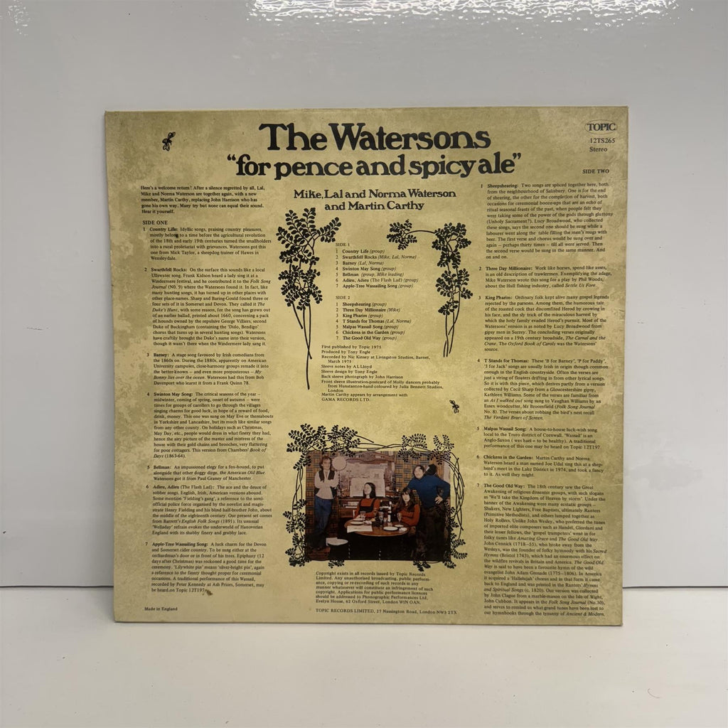The Watersons - For Pence And Spicy Ale Vinyl LP