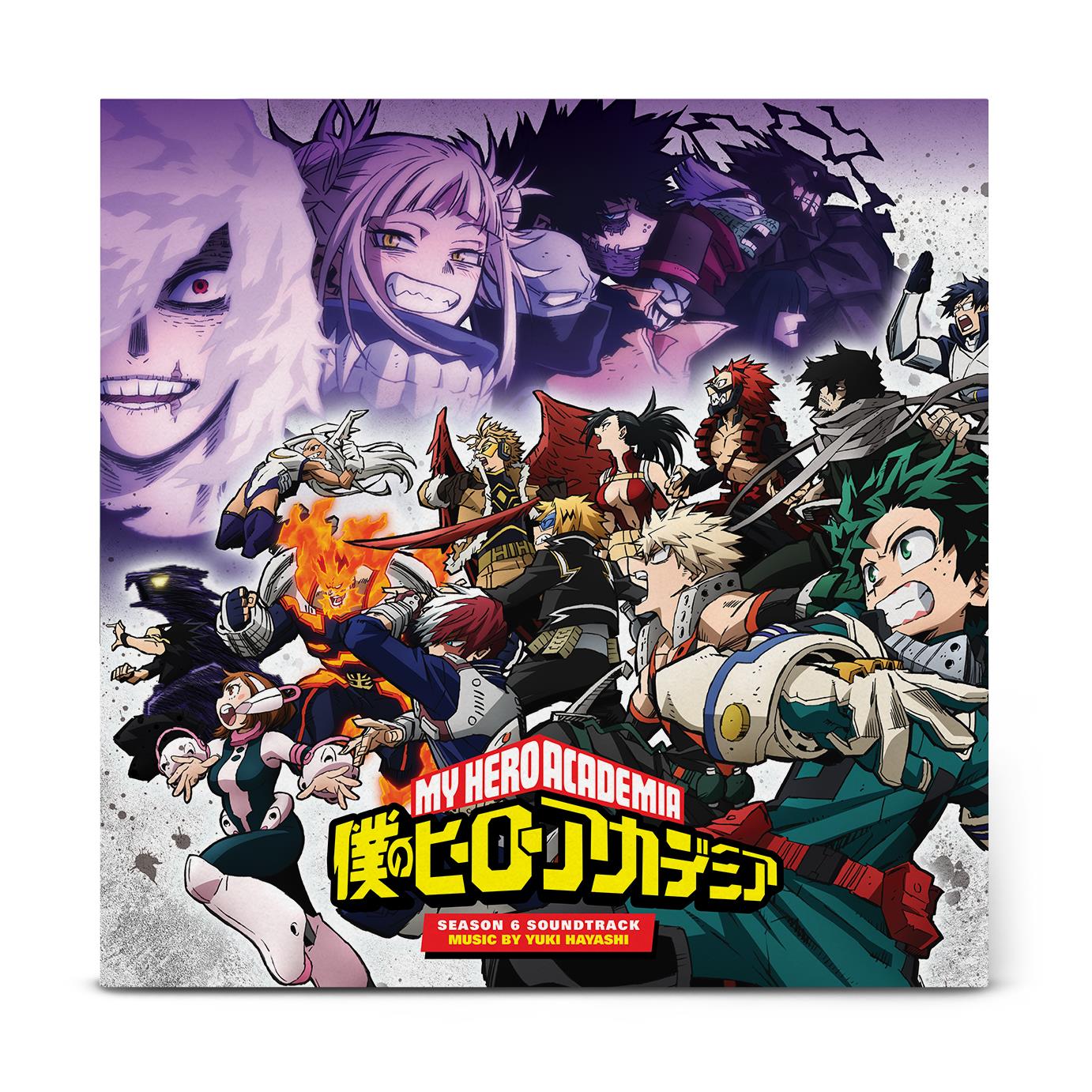 My Hero Academia: Season 6 (Original Series Soundtrack) - Yuki Hayashi 2x Green-Hued Vinyl LP