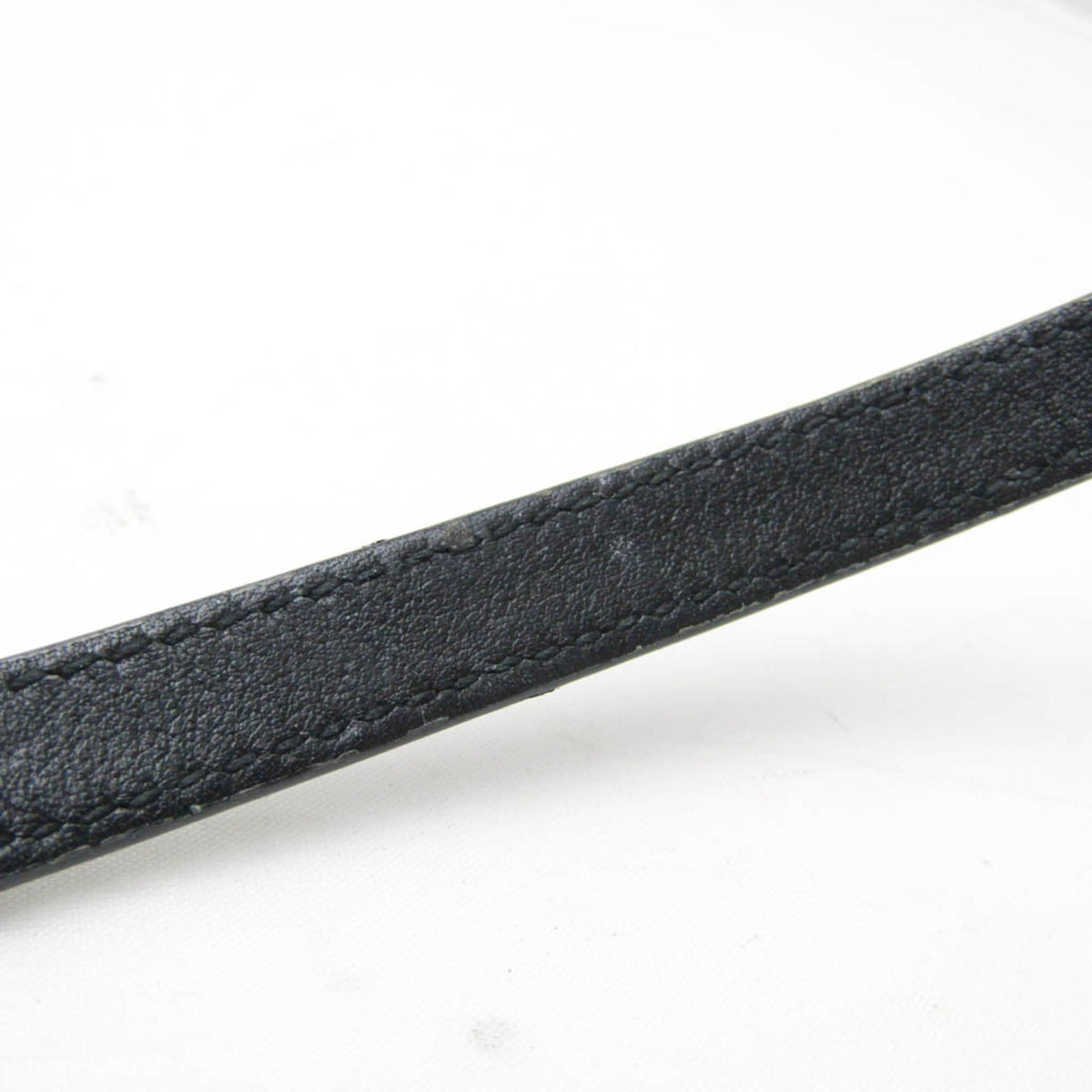 Bracelet Leather and Metal Black and Gold