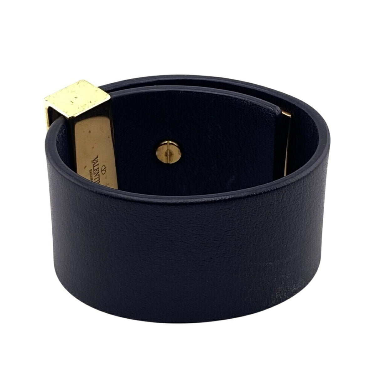 Bracelet Gold and Leather