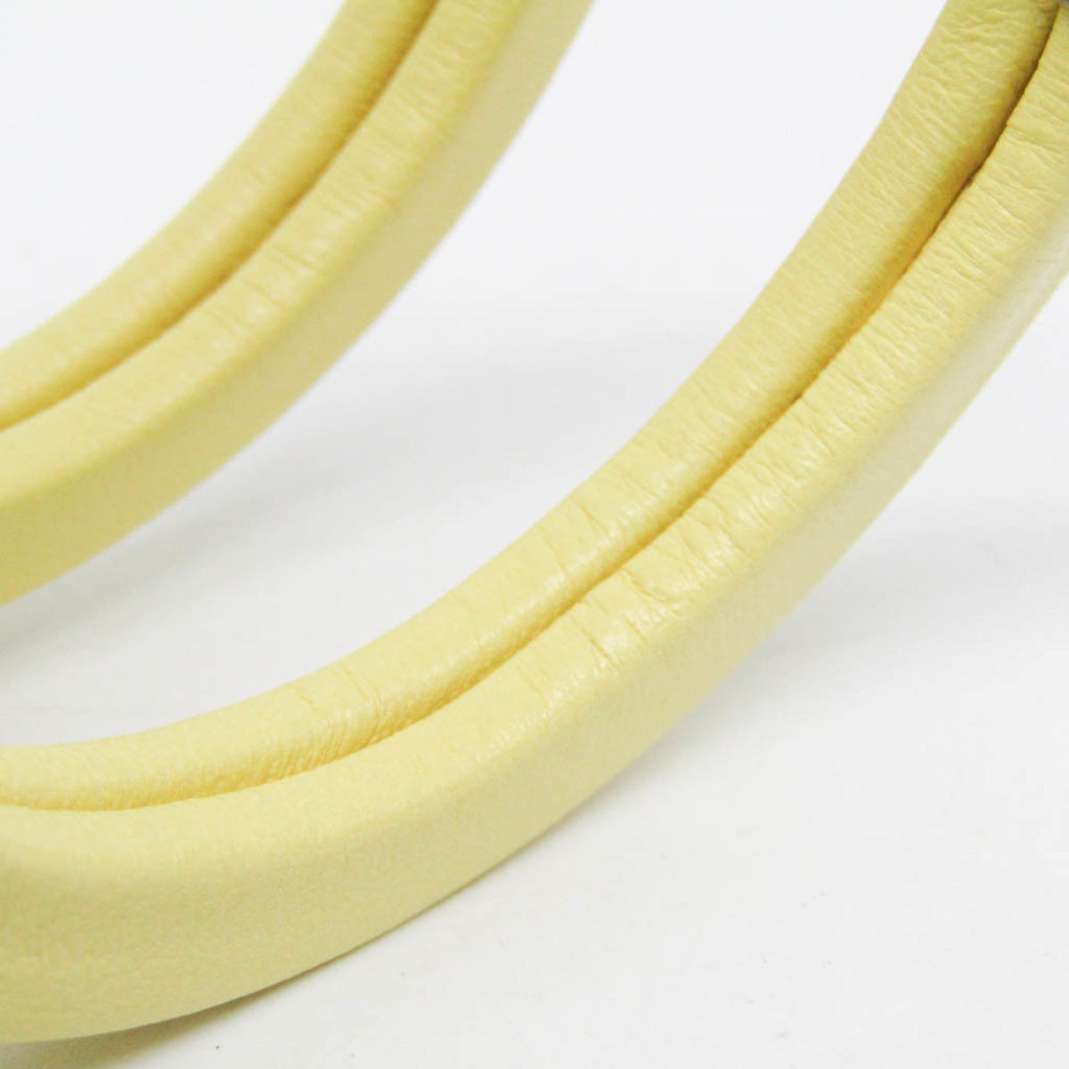 Wrap Bracelet Leather and Sterling Silver Yellow