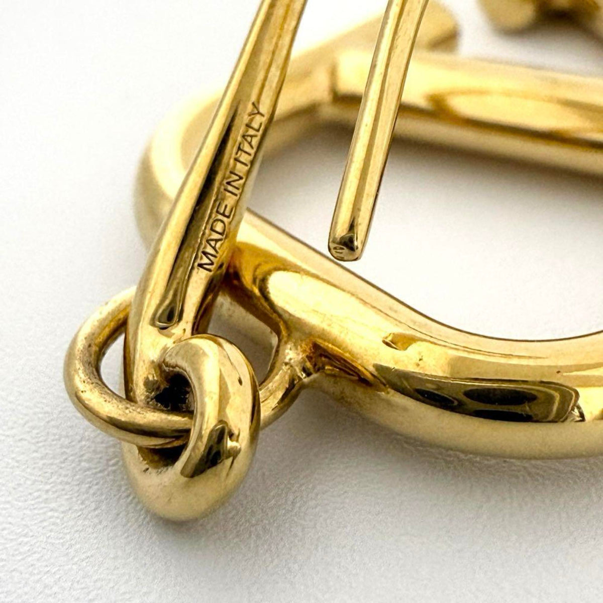Logo Earrings Metal