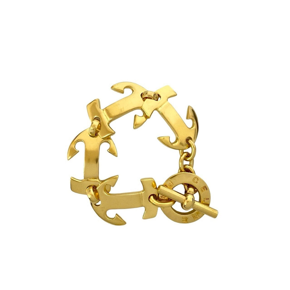 Vintage Toggle Bracelet Gold