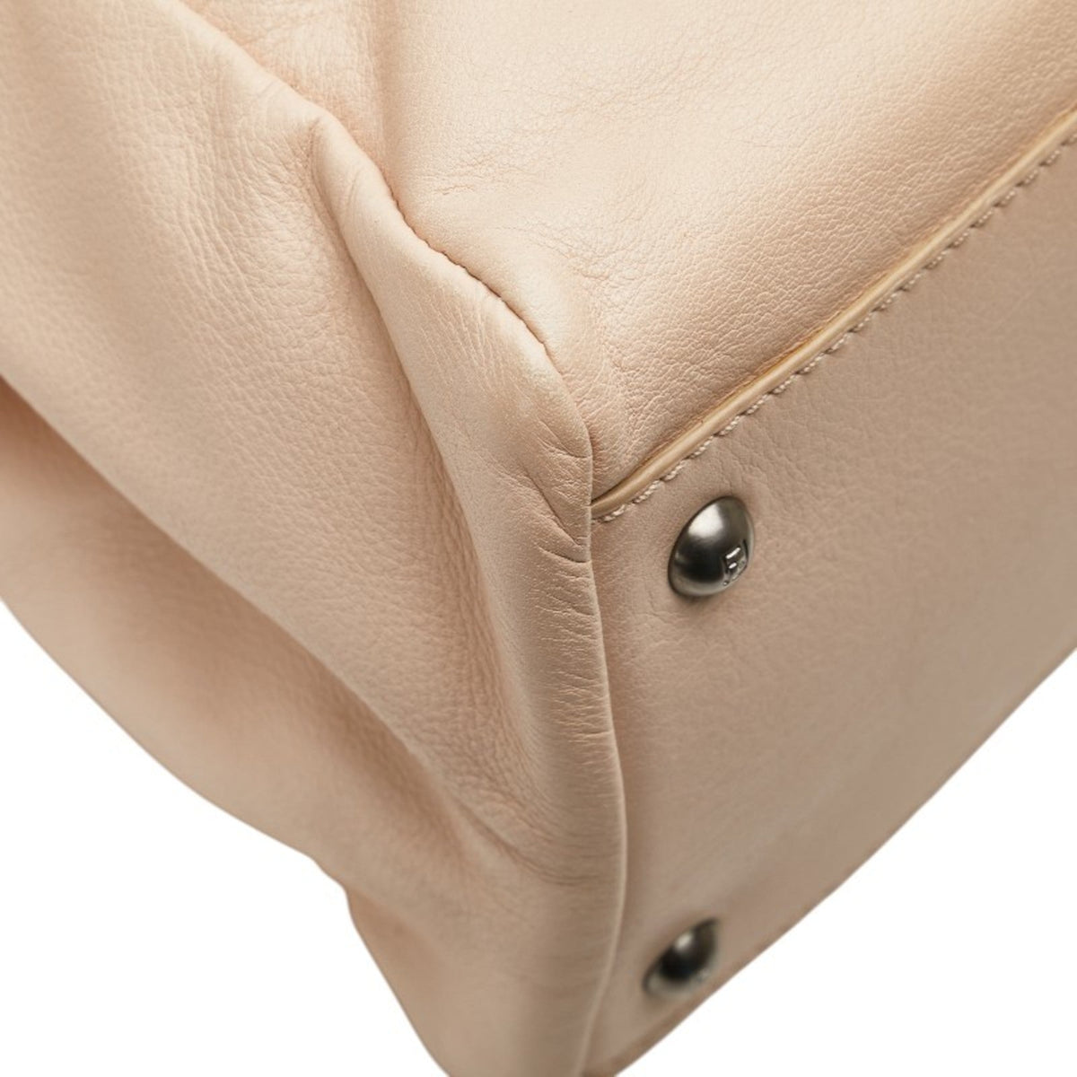 Peekaboo Bag Leather with Snakeskin Interior Large