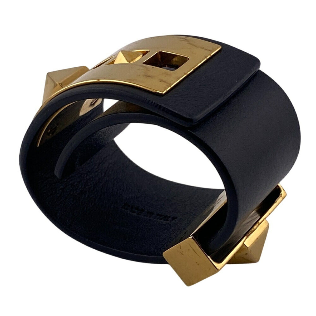 Bracelet Gold and Leather