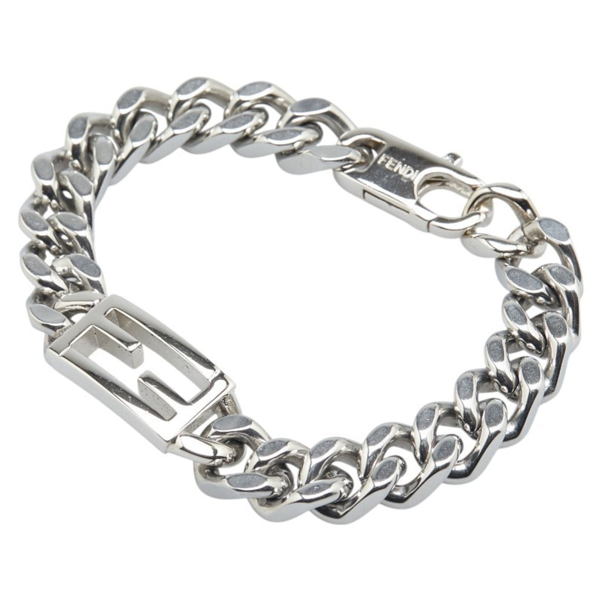 Baguette Chain Bracelet Sterling Silver