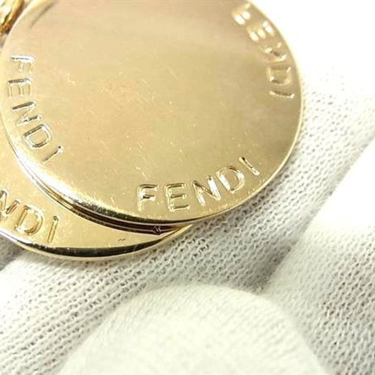 Pendant Necklace Gold Metal