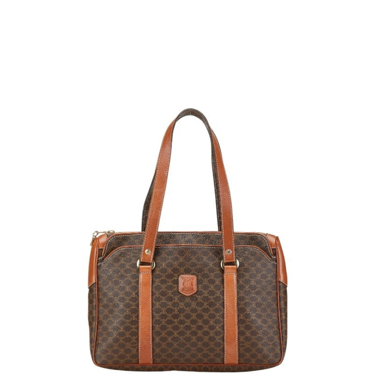 Vintage Duffle Bag Macadam Coated Canvas Medium