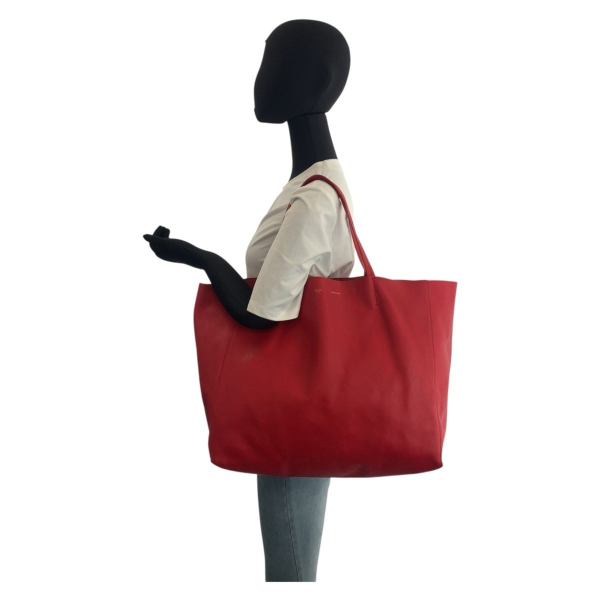 Horizontal Cabas Tote Leather Large