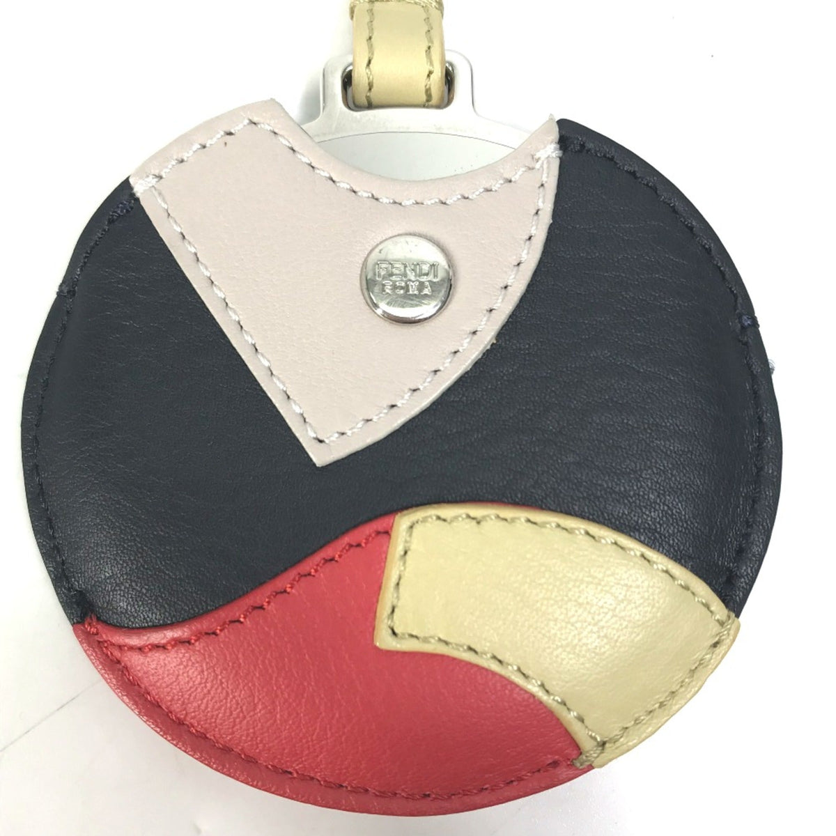 Key Ring Charm Leather Black Handbag Charm
