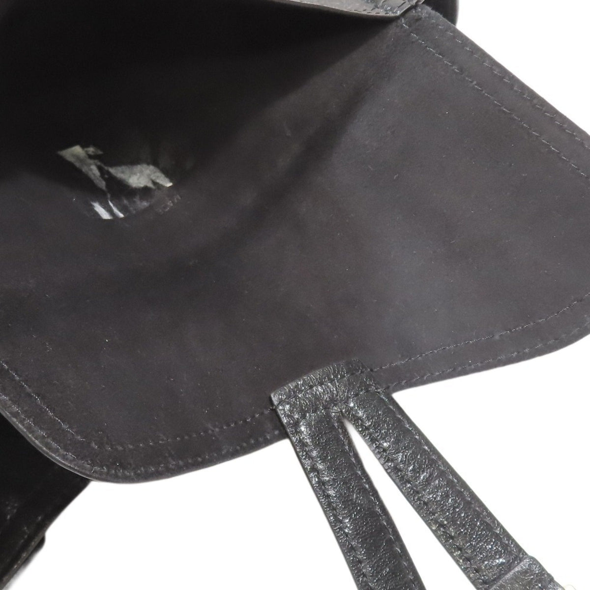 Saddle Double Buckle Belt Bag Leather