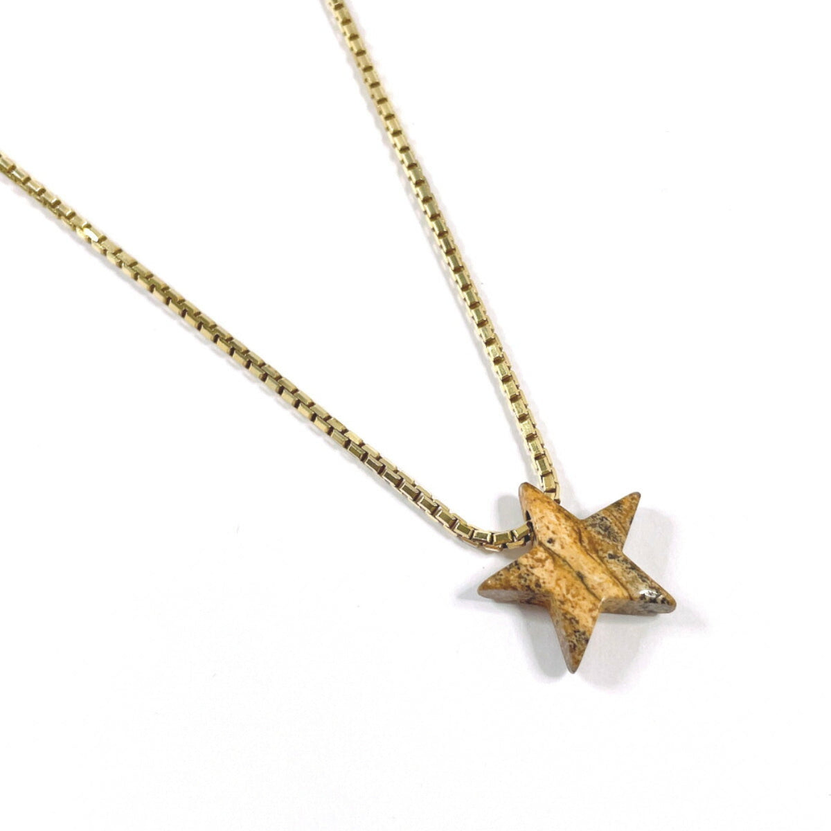 Star Motif Pendant Necklace Sterling Silver