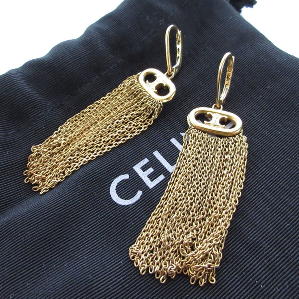 Earrings Gold-Tone Metal
