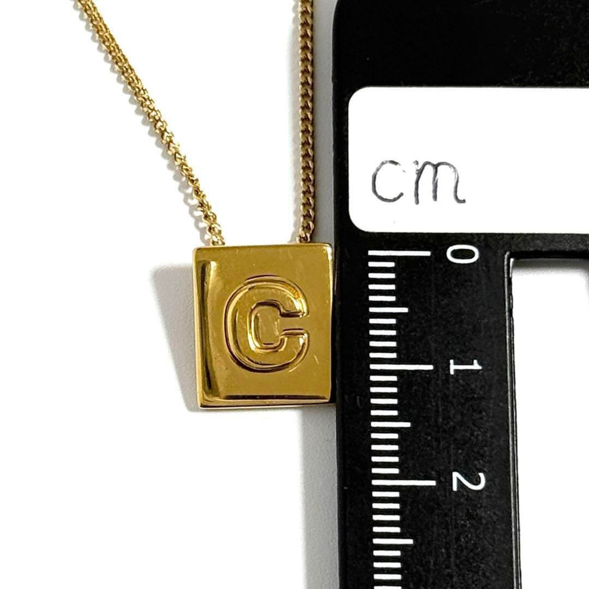 Alphabet Pendant Necklace Metal