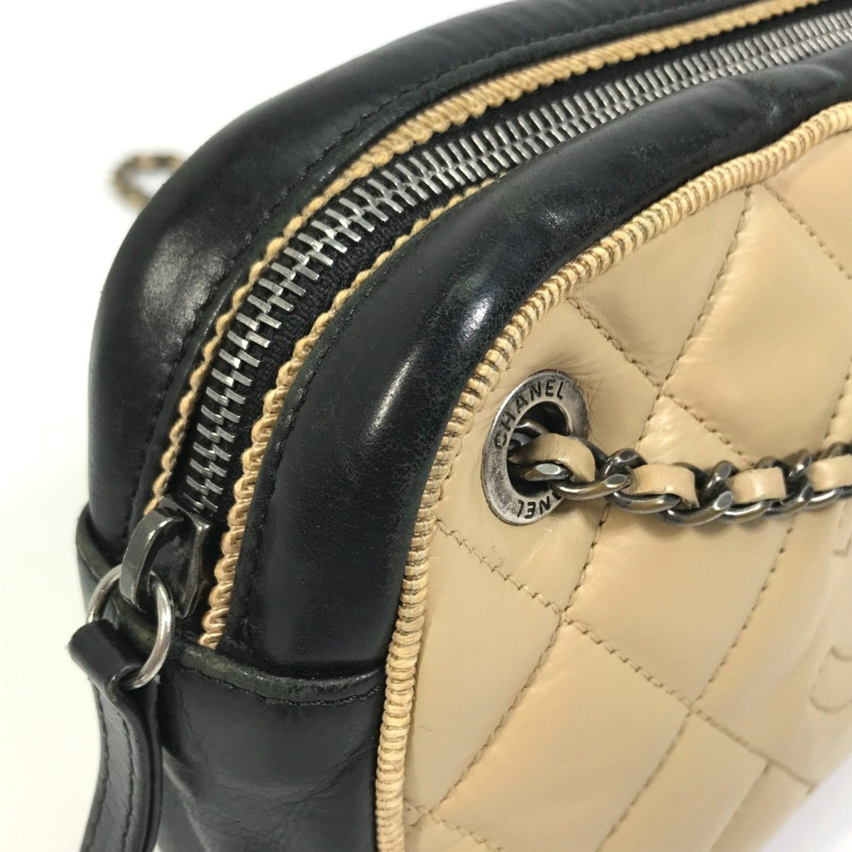 Ballerine Camera Case Bag Quilted Calfskin Small