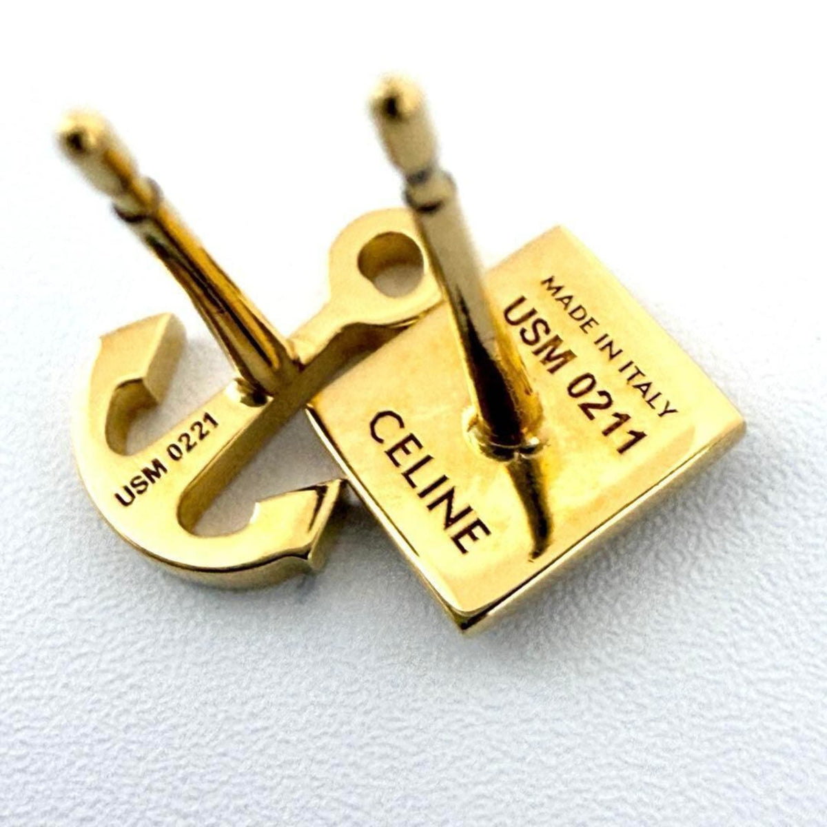 Logo Earrings Metal