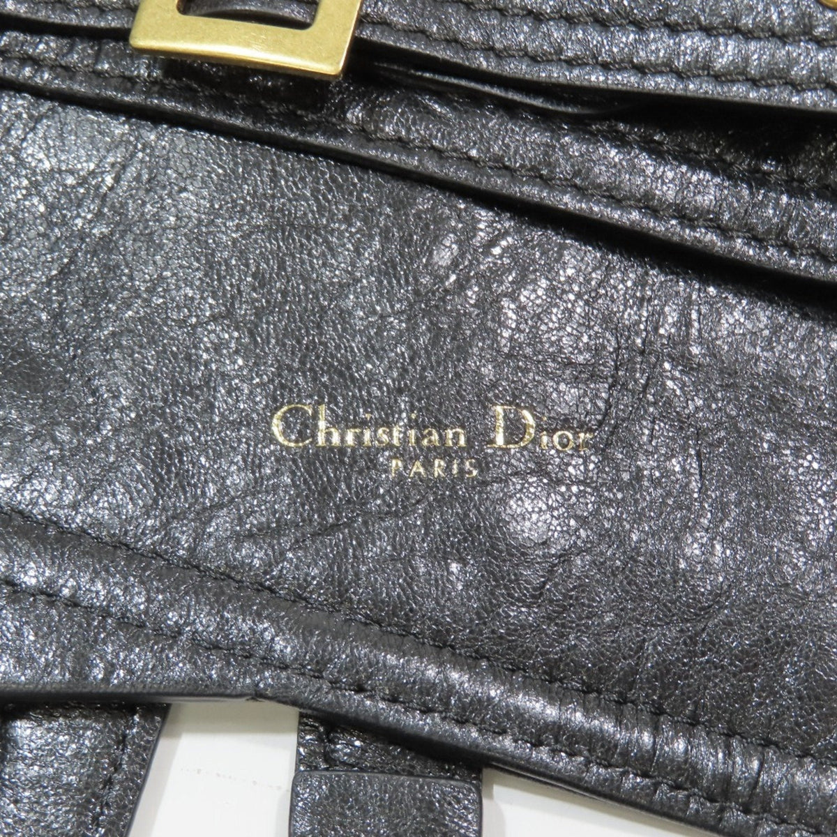 Saddle Double Buckle Belt Bag Leather