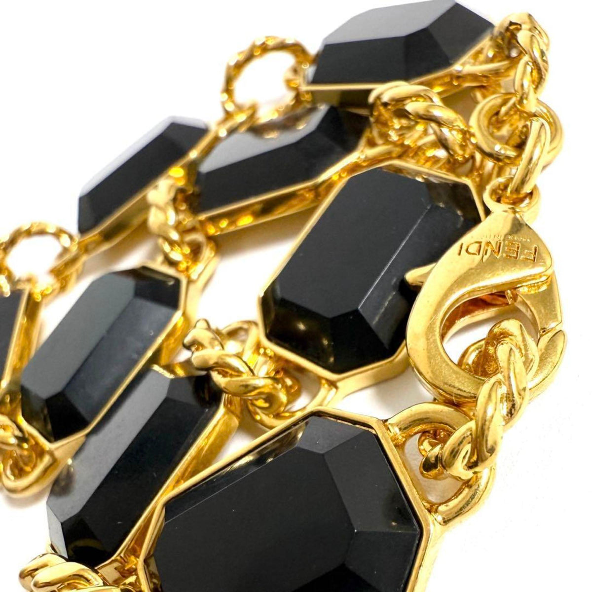 FF Link Bracelet Metal Gold