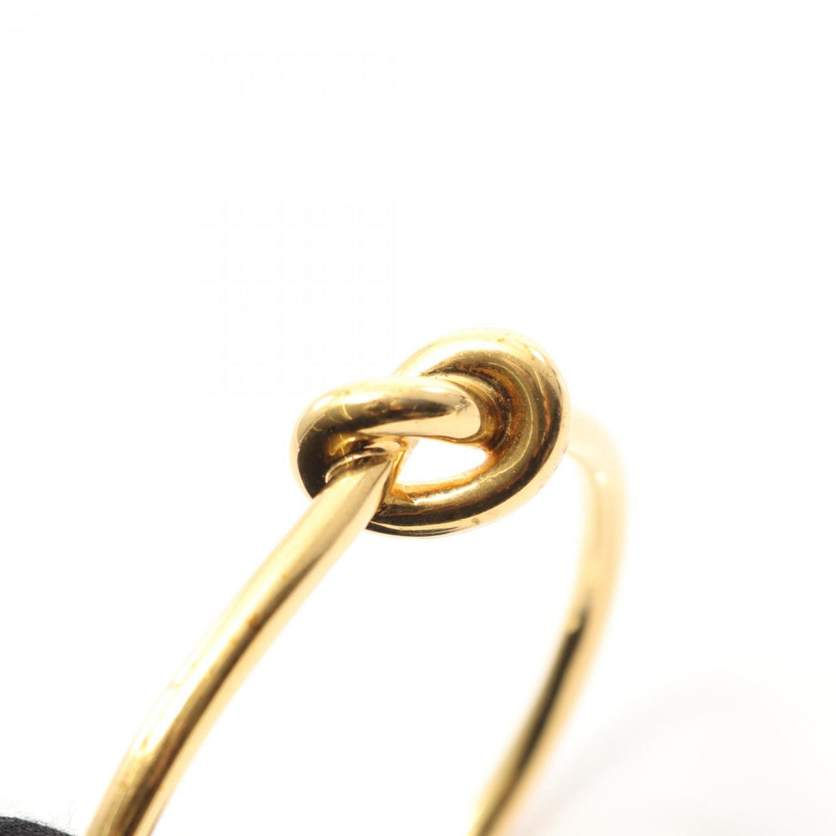 Knot Bangle Gold Extra Thin Bracelet