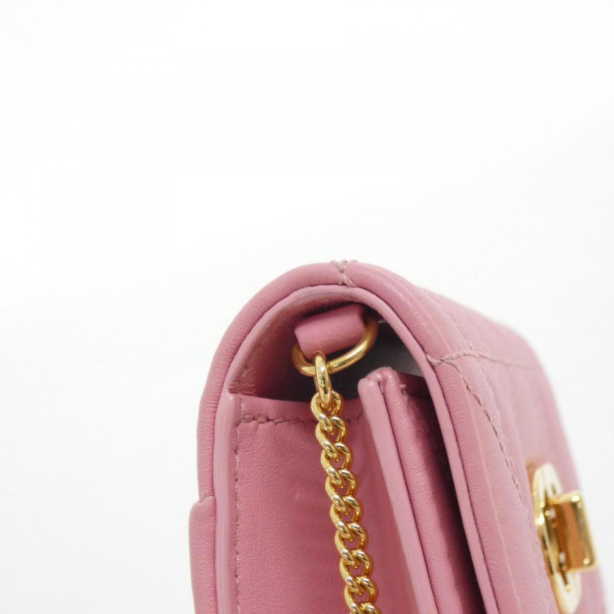 Miss Caro Flap Bag Cannage Quilt Calfskin Mini