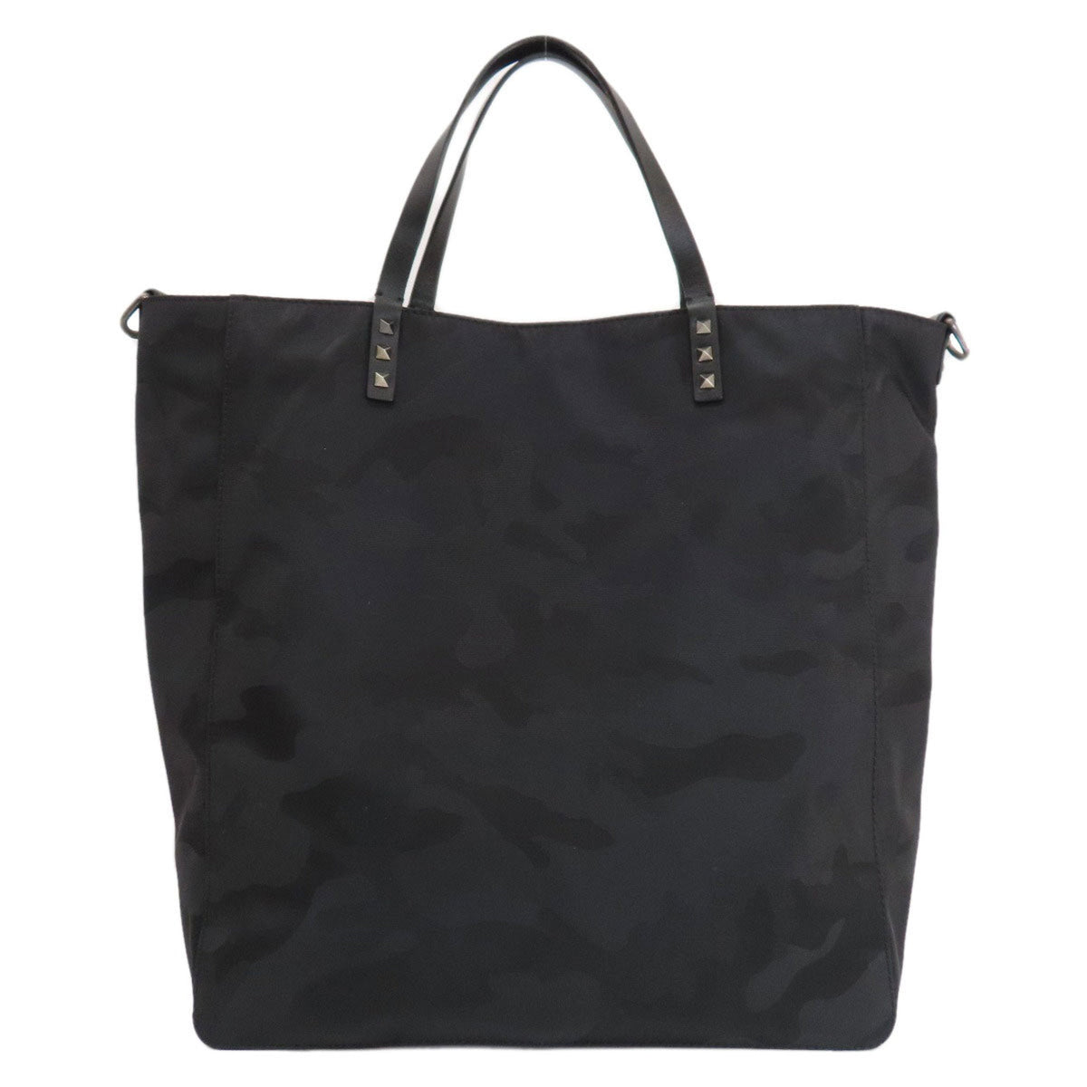 Rockstud Convertible Shopper Tote Leather Large
