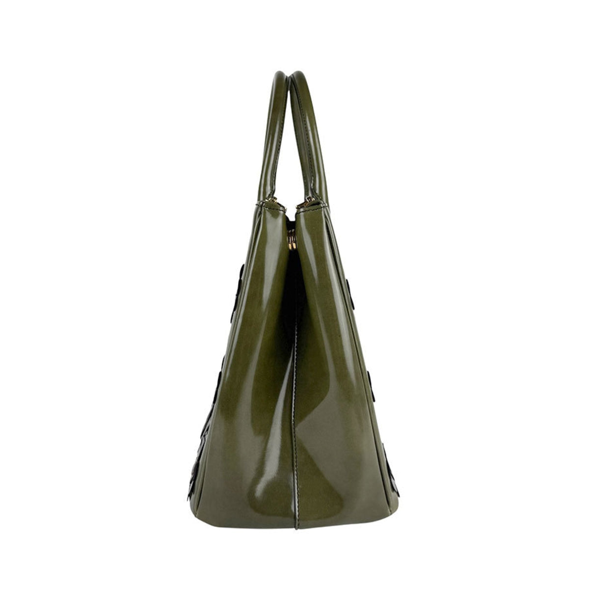 Flowers Galleria Double Zip Tote Spazzolato Leather Medium