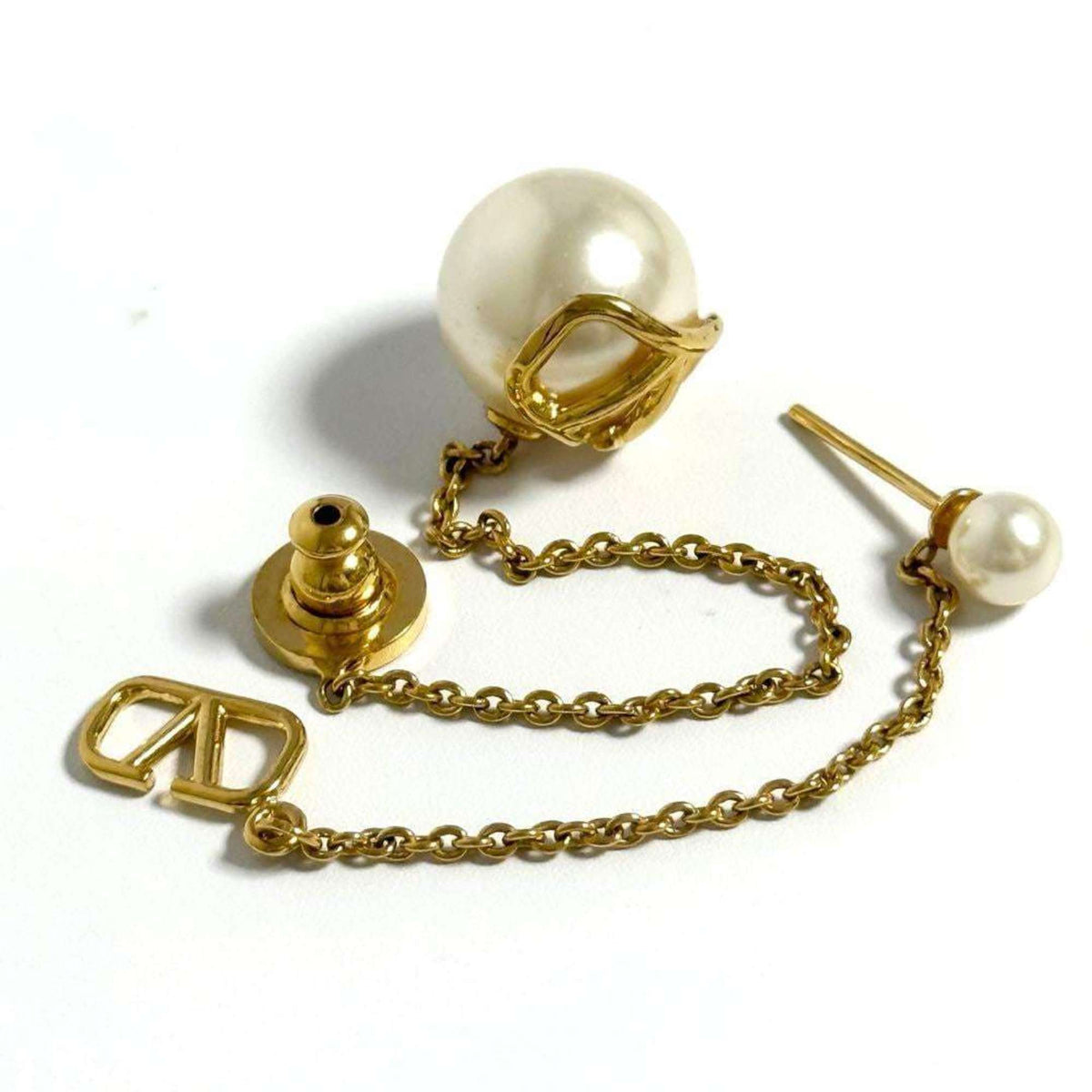 Logo Earrings Metal