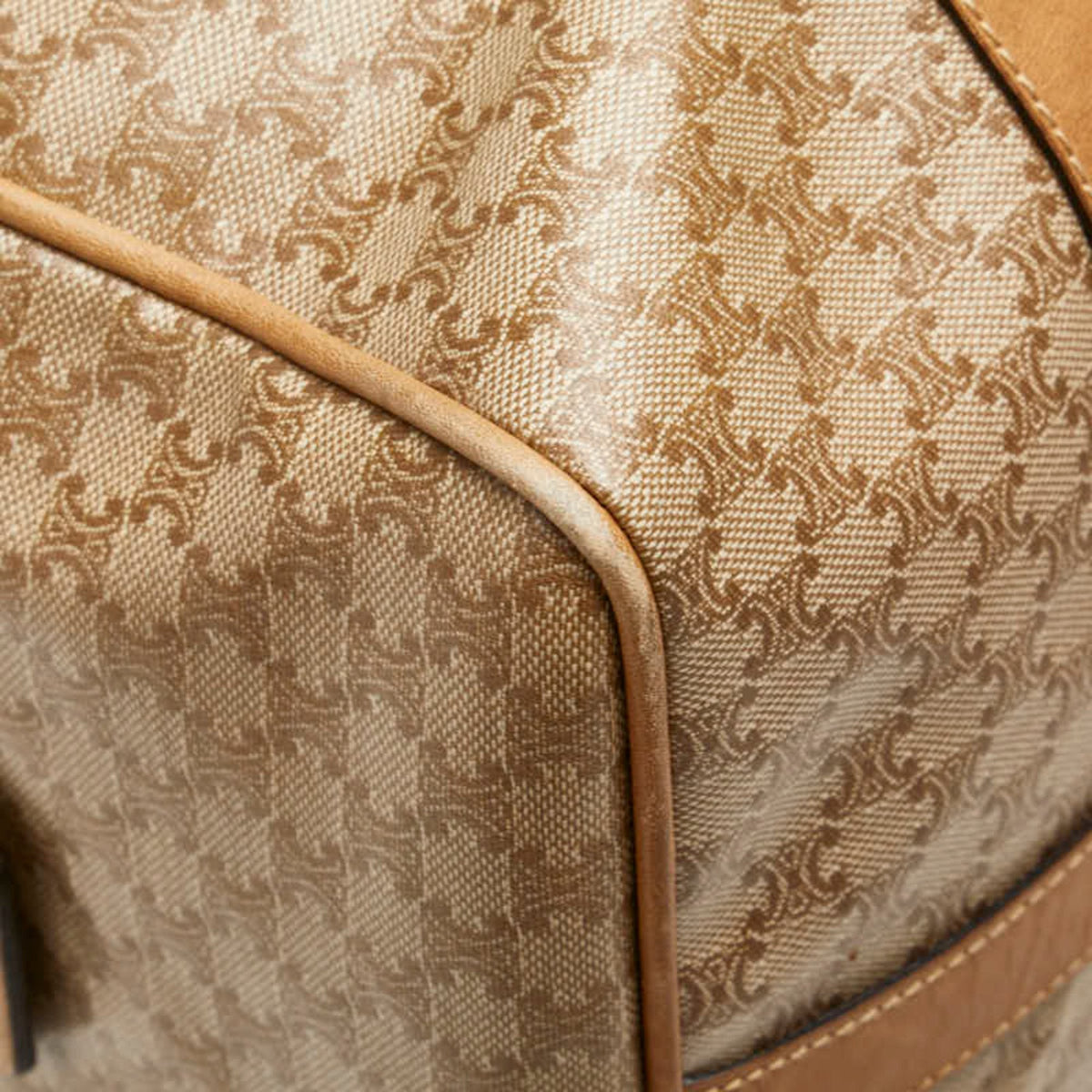 Vintage Duffle Bag Macadam Coated Canvas Medium