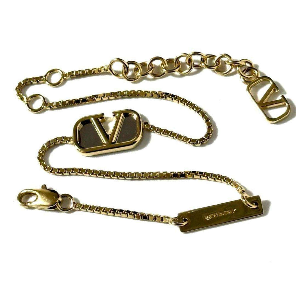 V Signature Bracelet Metal Gold