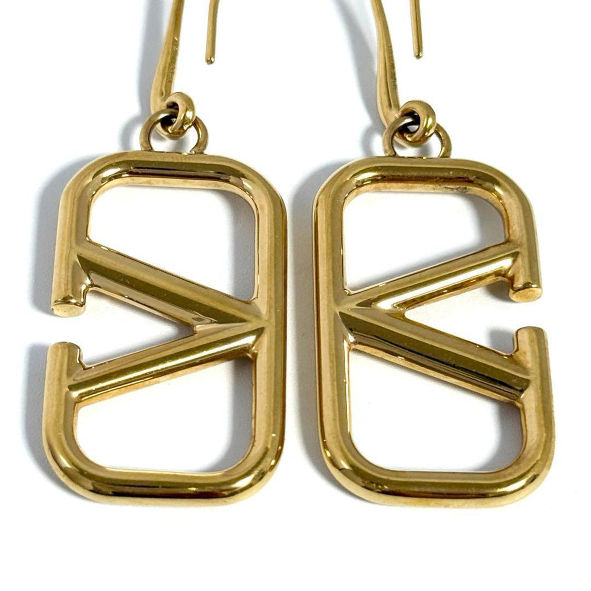 Logo Earrings Metal