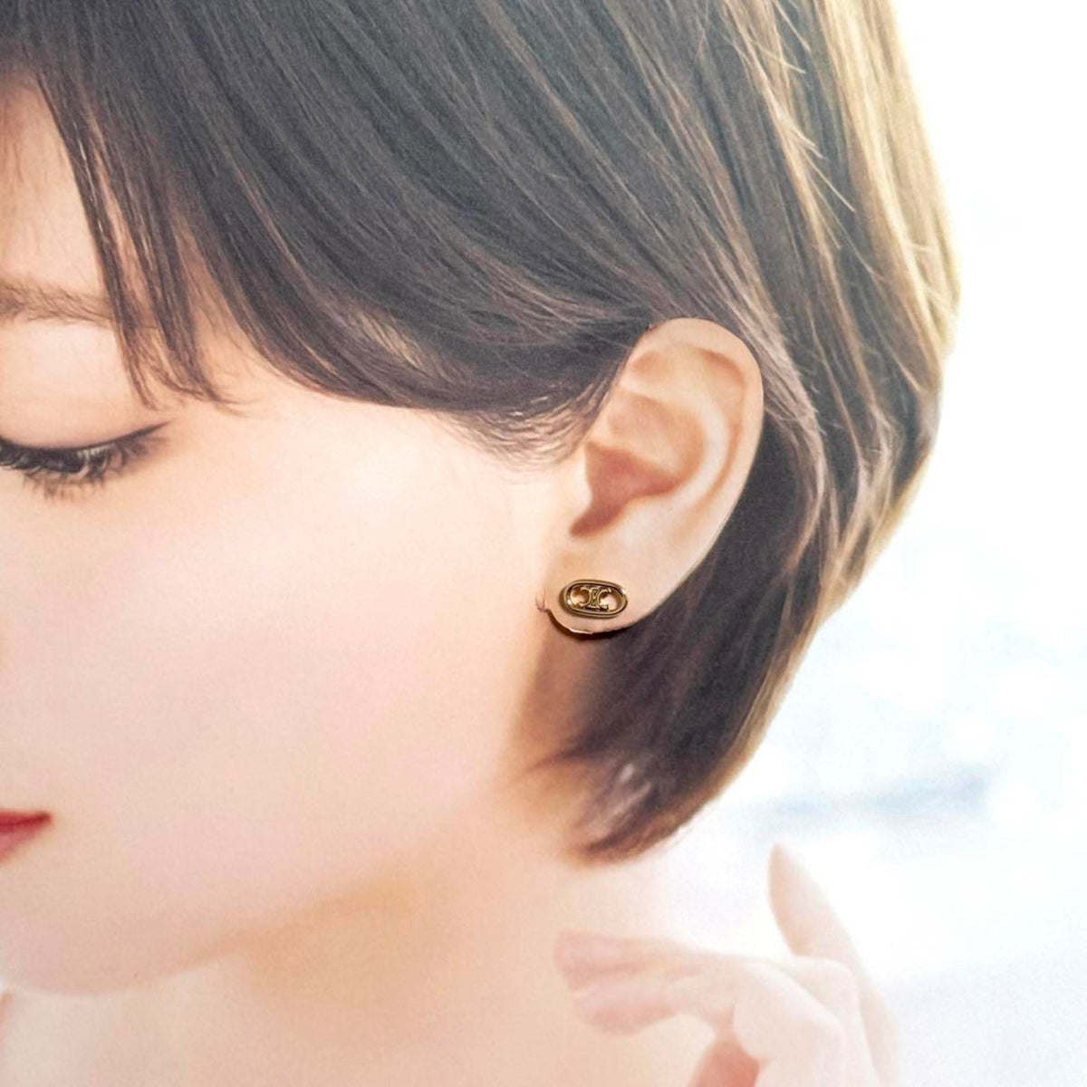 Earrings Stud 18K Yellow Gold