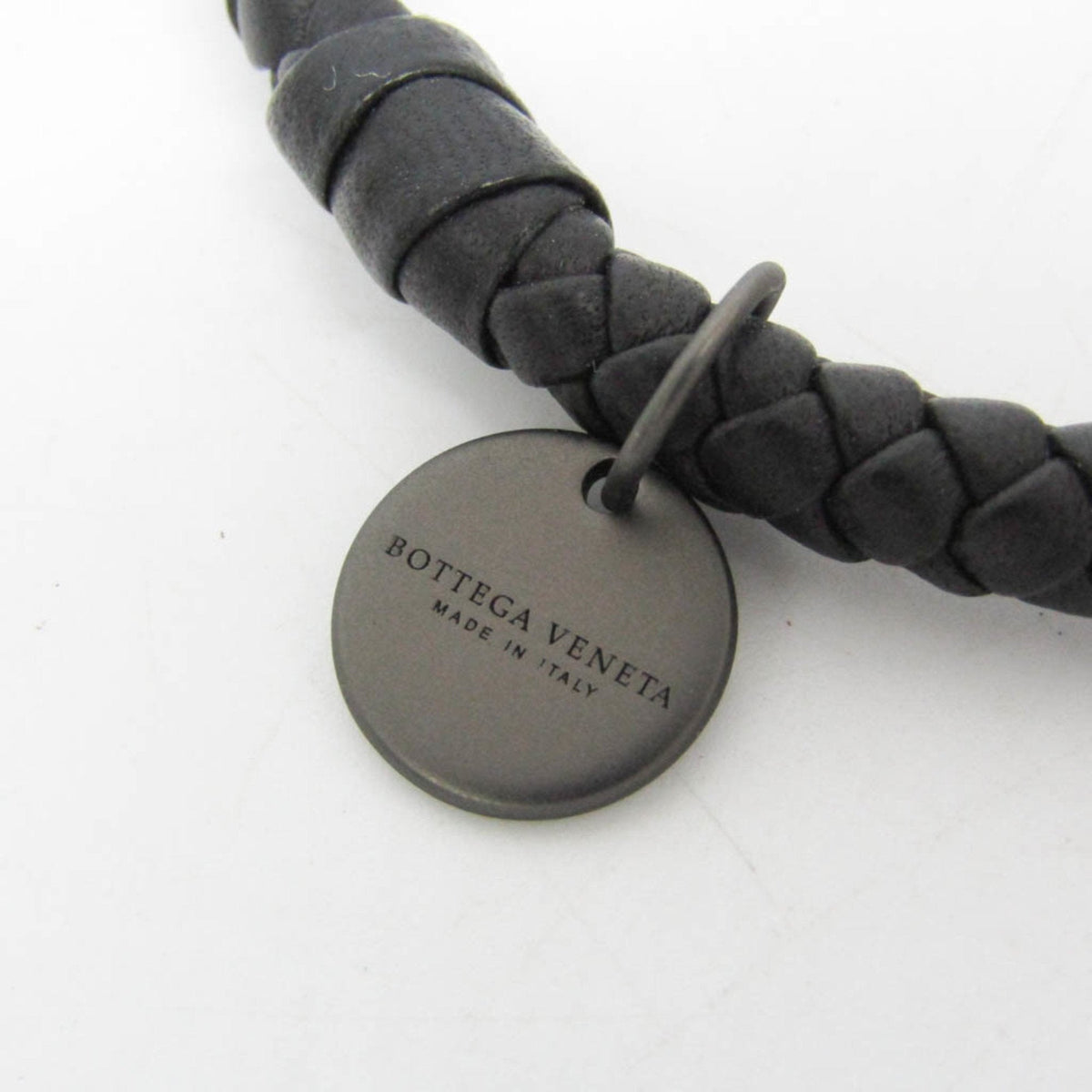 Intrecciato Bracelet Leather Black