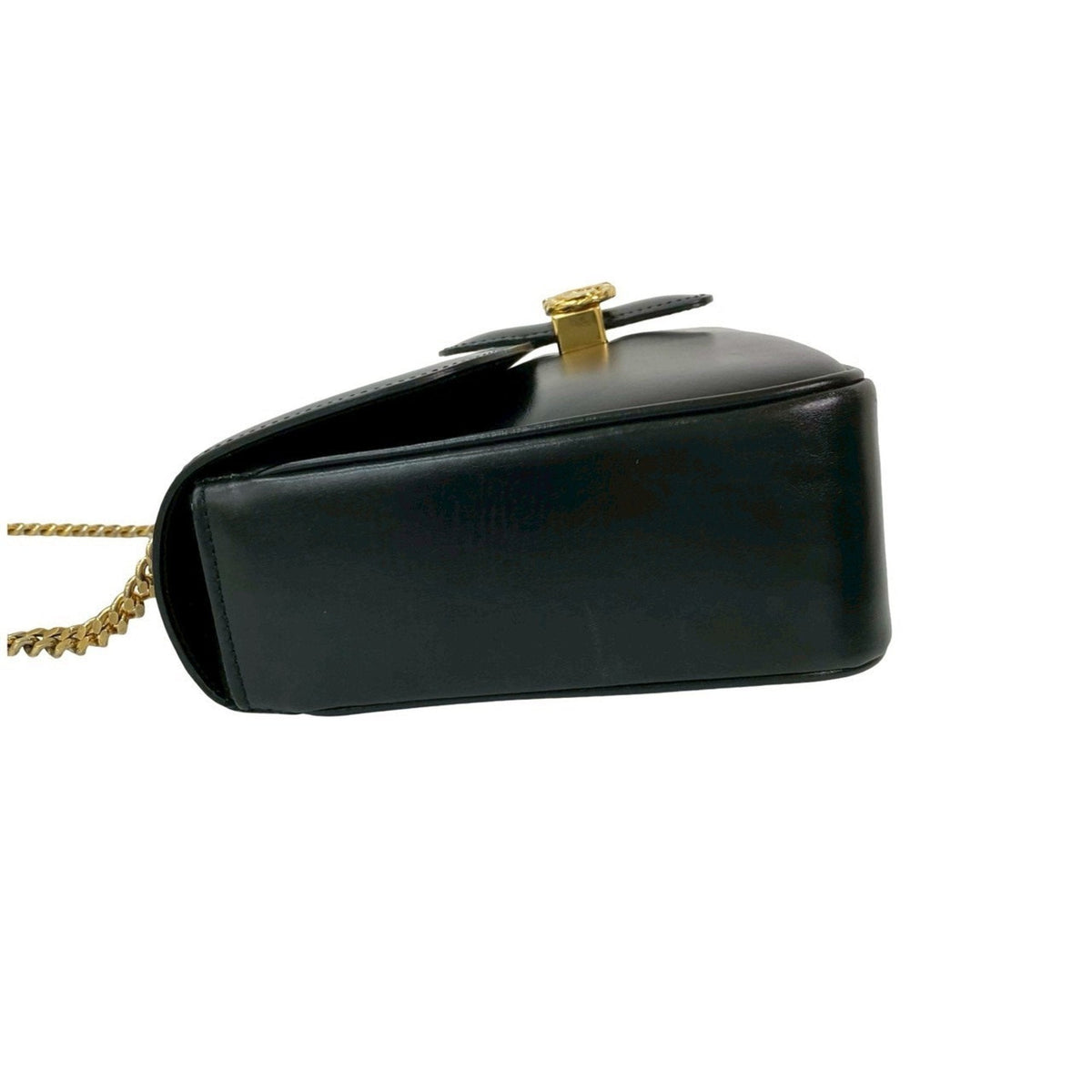 Triomphe Chain Shoulder Bag Leather Medium