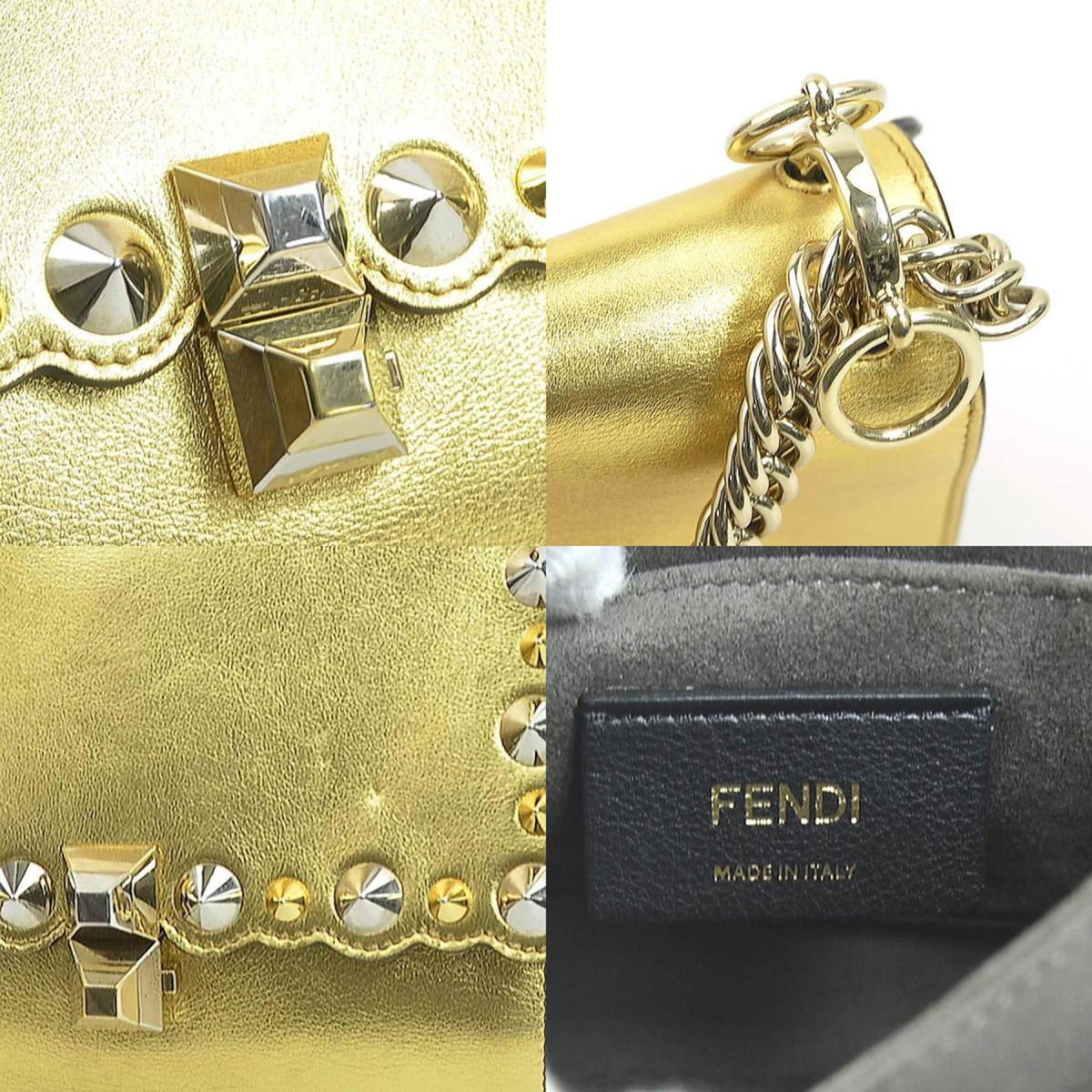 Kan I Bag Studded Leather Small