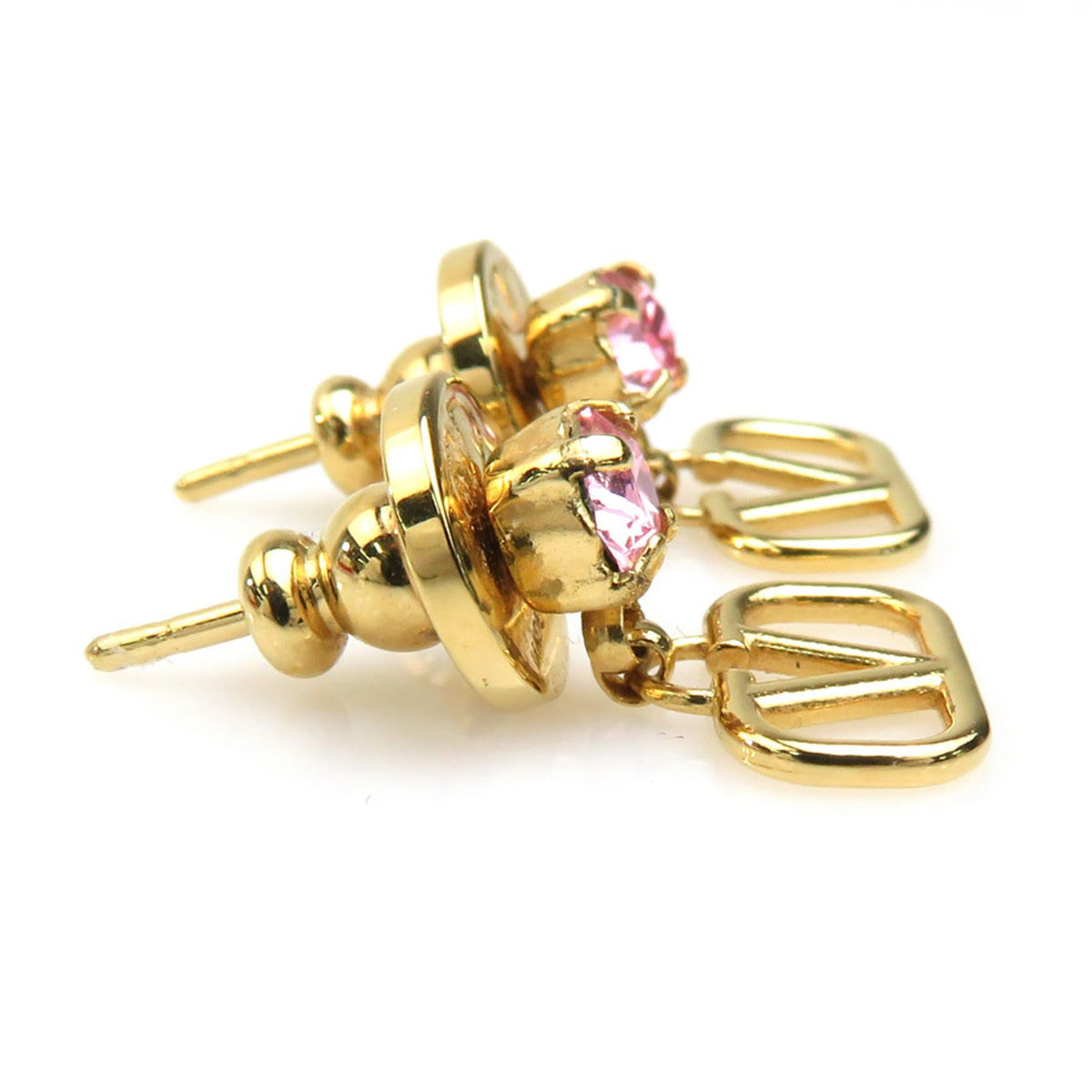 Earrings Gold-Tone Metal