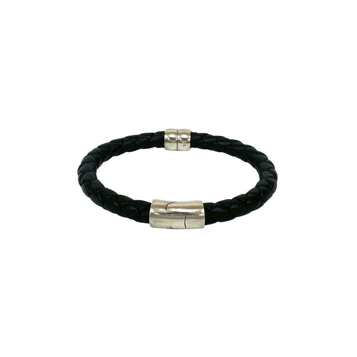 Bracelet Leather and Sterling Silver