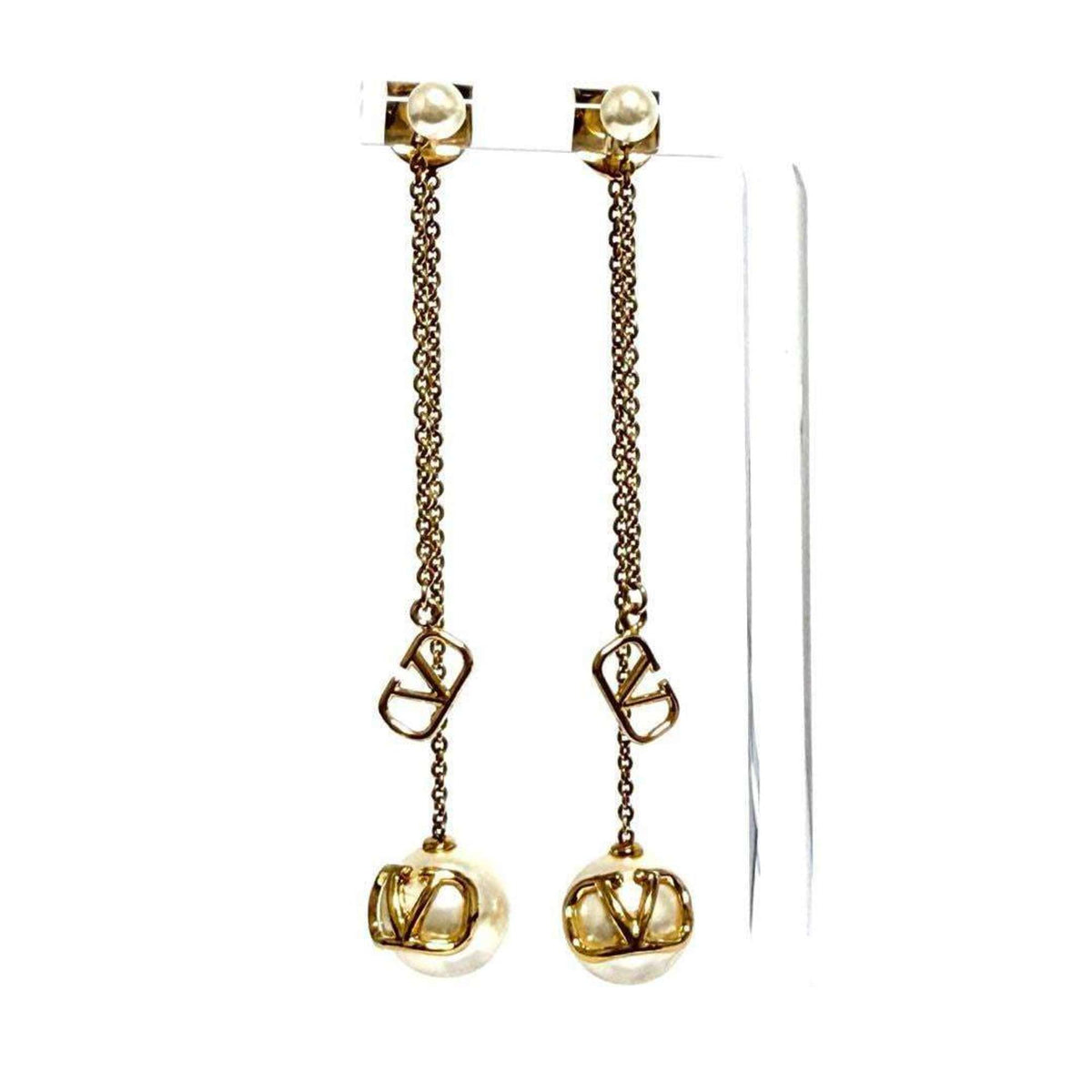 Logo Earrings Metal