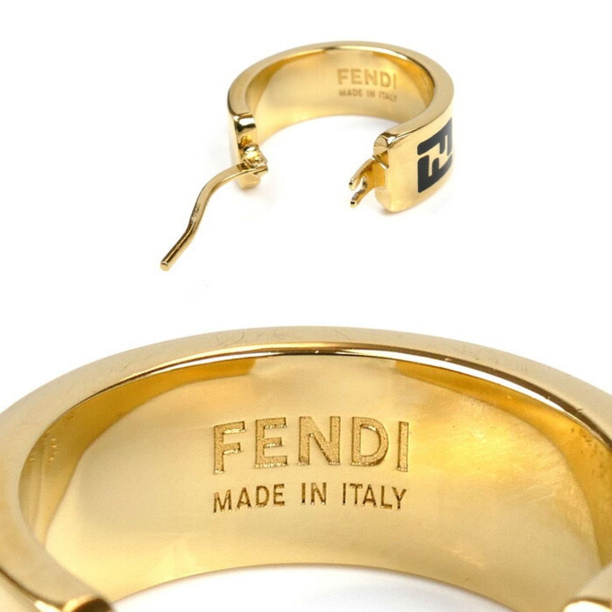 Earrings Gold-Tone Metal