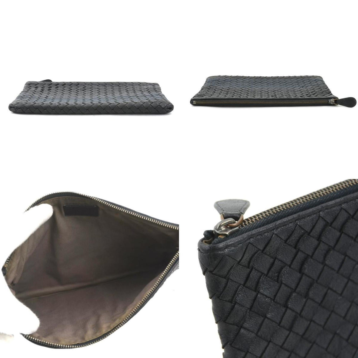 Fold Over Turnlock Clutch Intrecciato Nappa
