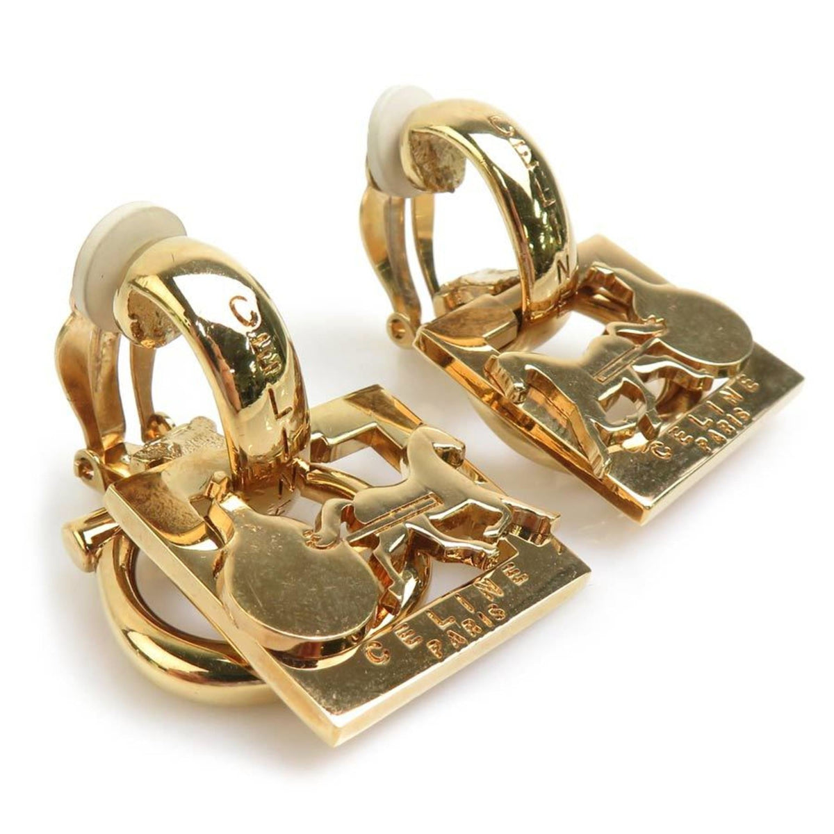 Earrings Gold-Tone Metal