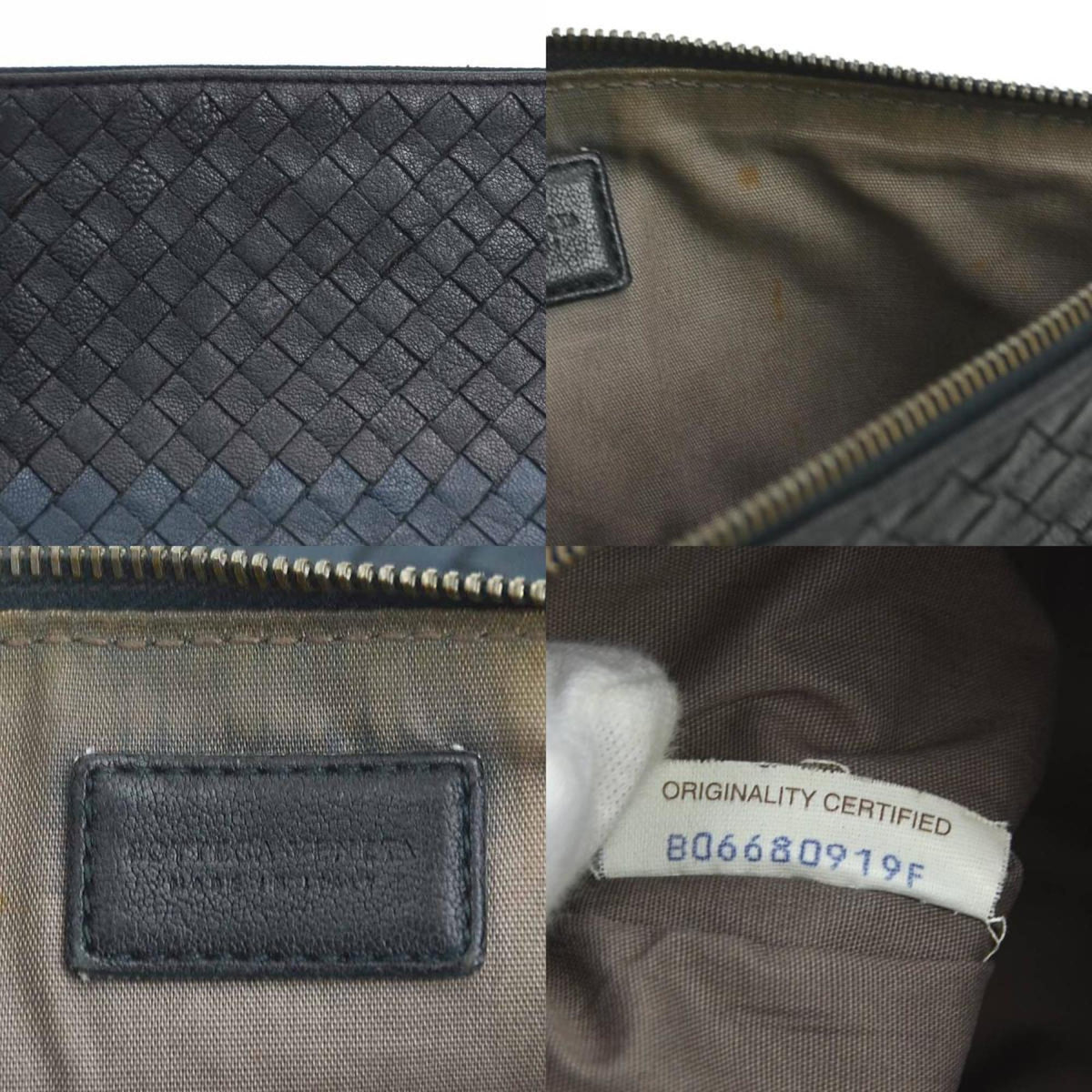 Fold Over Turnlock Clutch Intrecciato Nappa