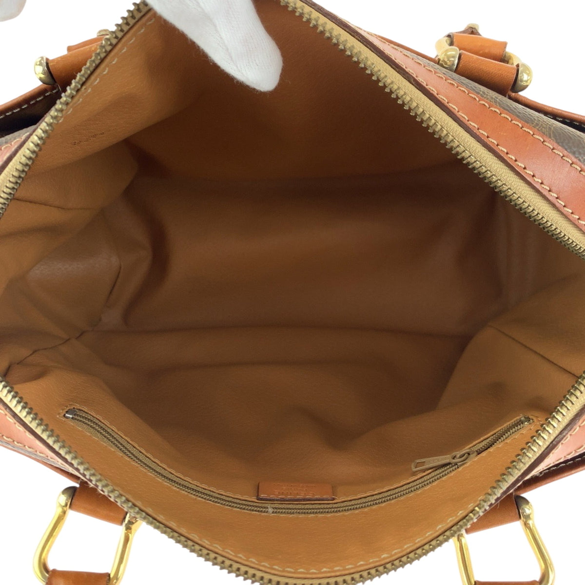 Vintage Duffle Bag Macadam Coated Canvas Large