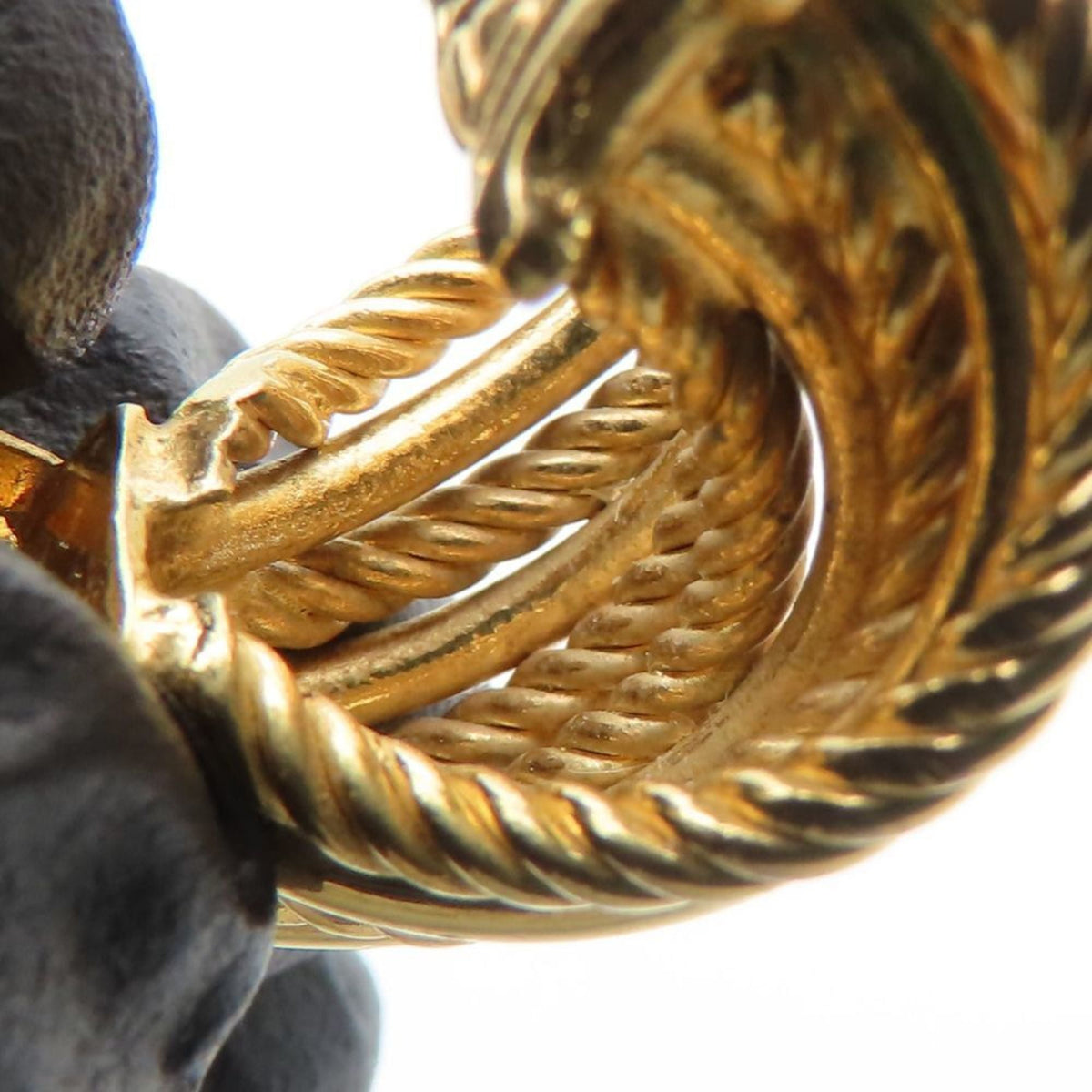 Earrings Gold-Tone Metal