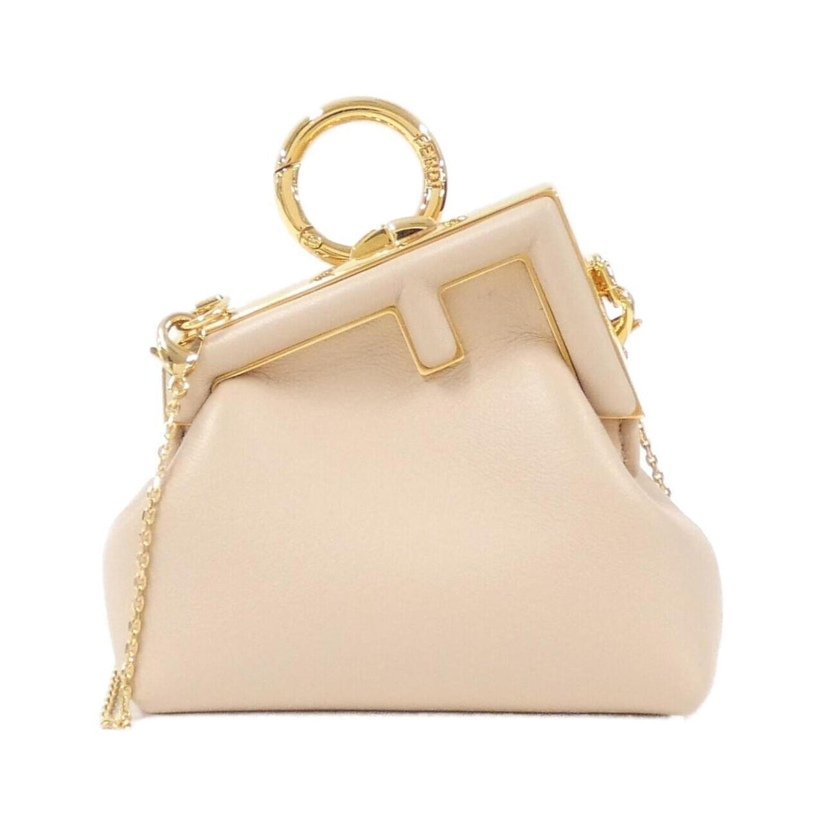 Nano First Charm Leather Handbag Charm