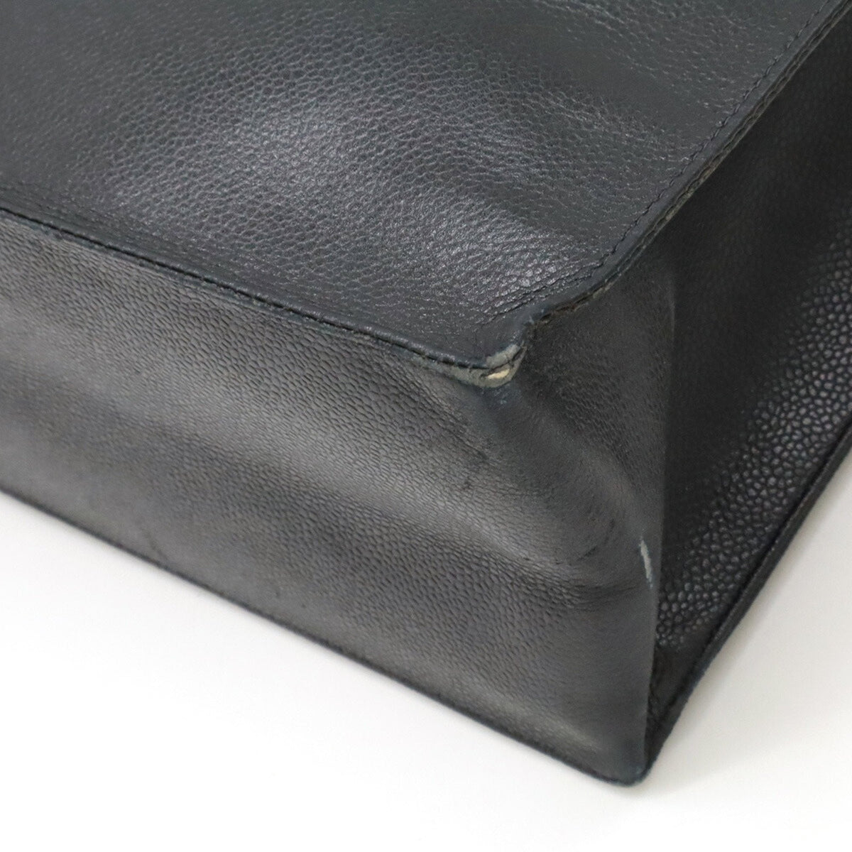 Vintage Timeless Shopping Tote Caviar