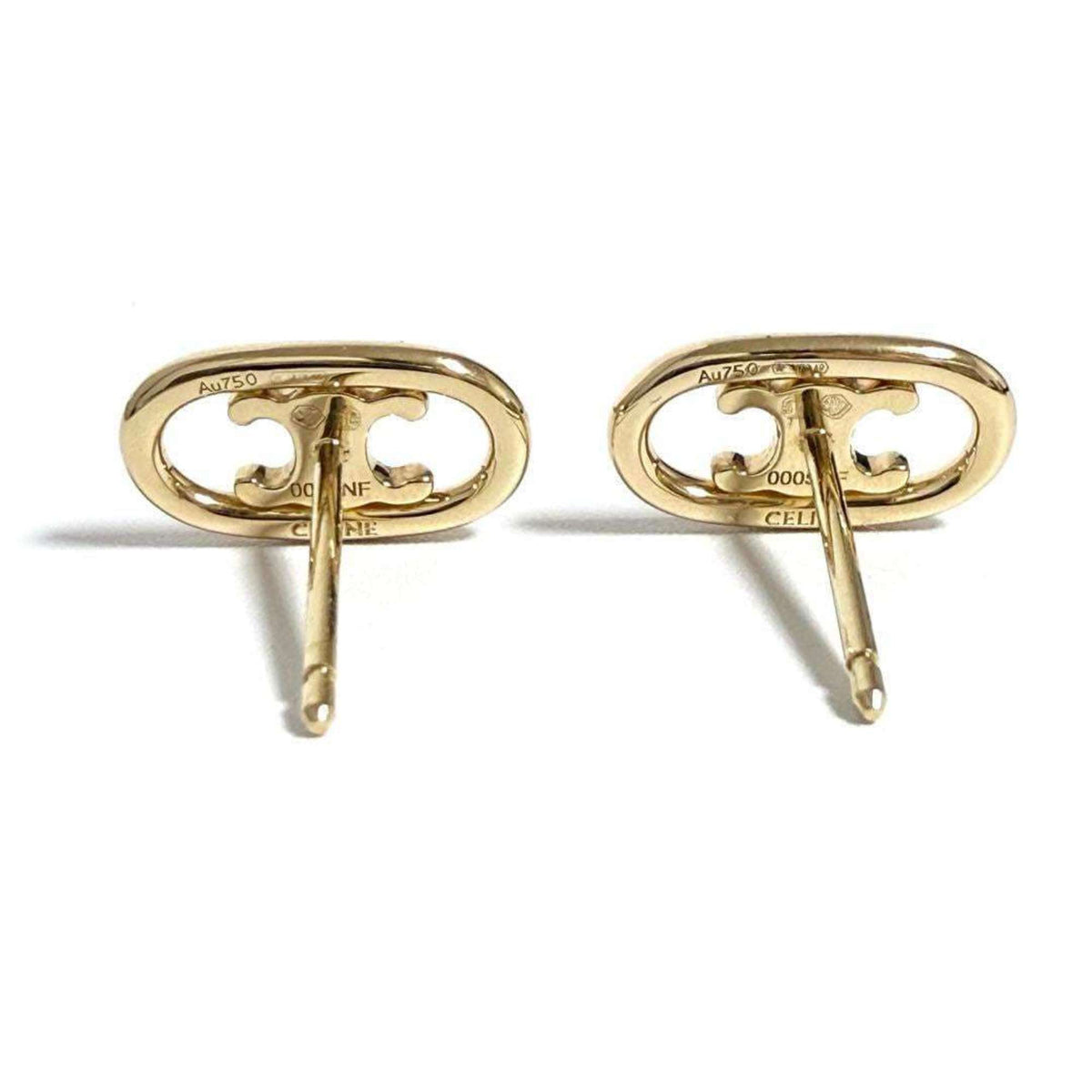 Earrings Stud 18K Yellow Gold