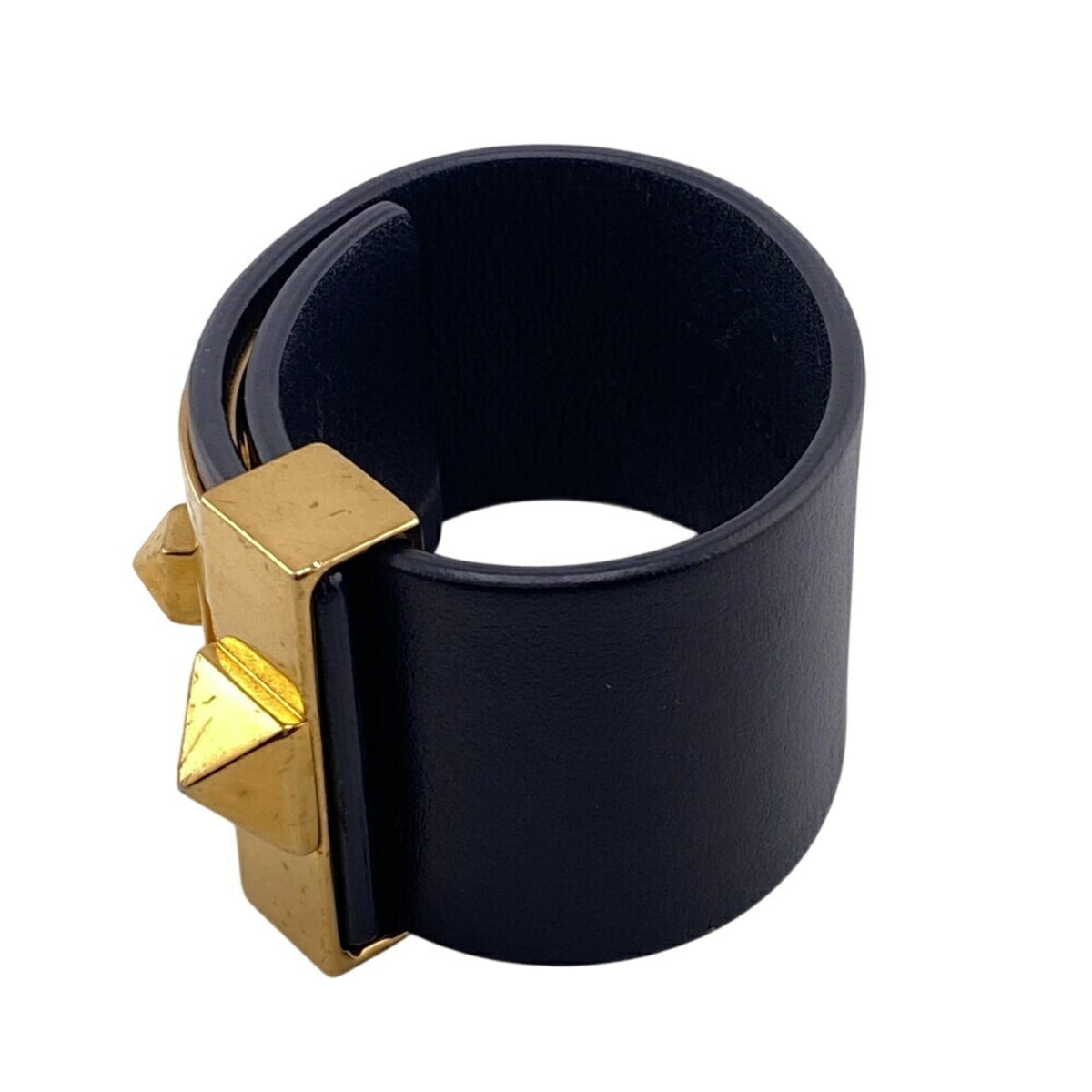 Bracelet Gold and Leather