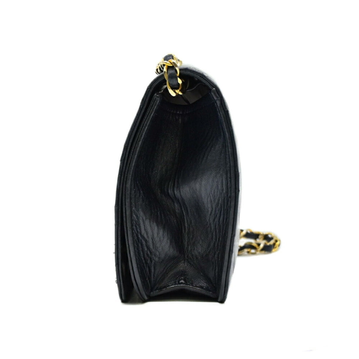 Vintage Full Flap Bag Quilted Lambskin Medium