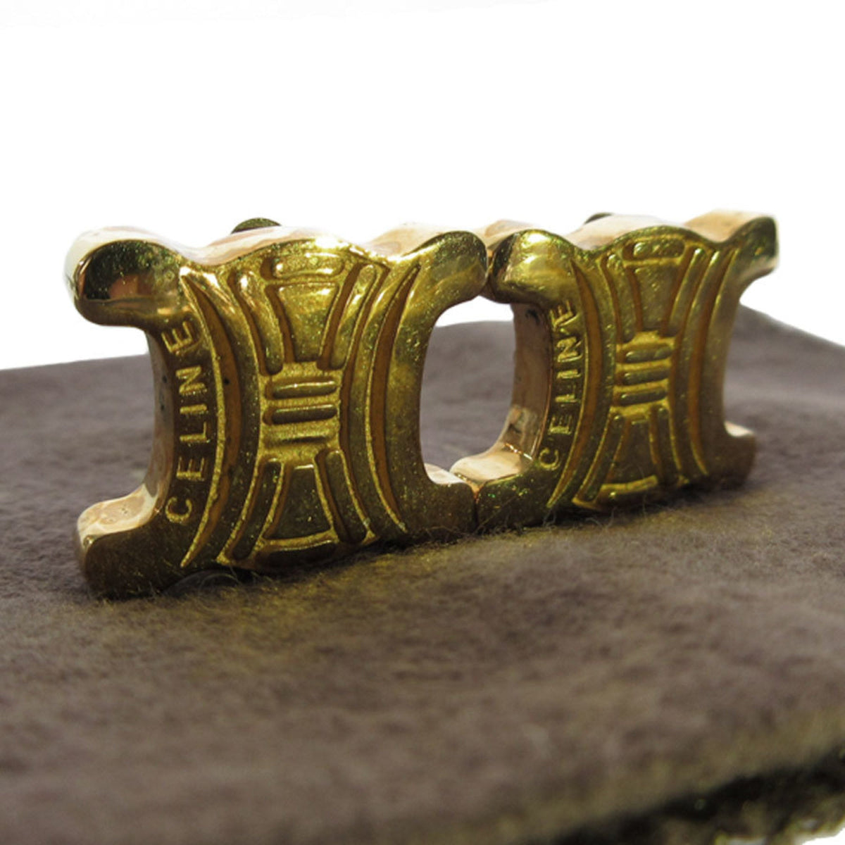 Earrings Gold-Tone Metal